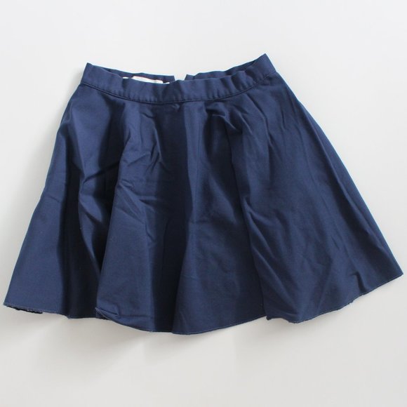 3/$15 Bishop + Young Navy Circle Skirt - Picture 1 of 5